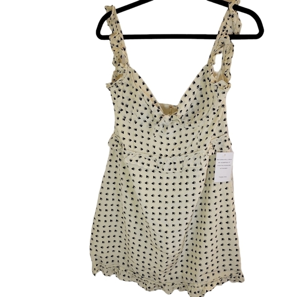 For Love and Lemons Sweetheart Mini Dress in Cream - Picture 8 of 12